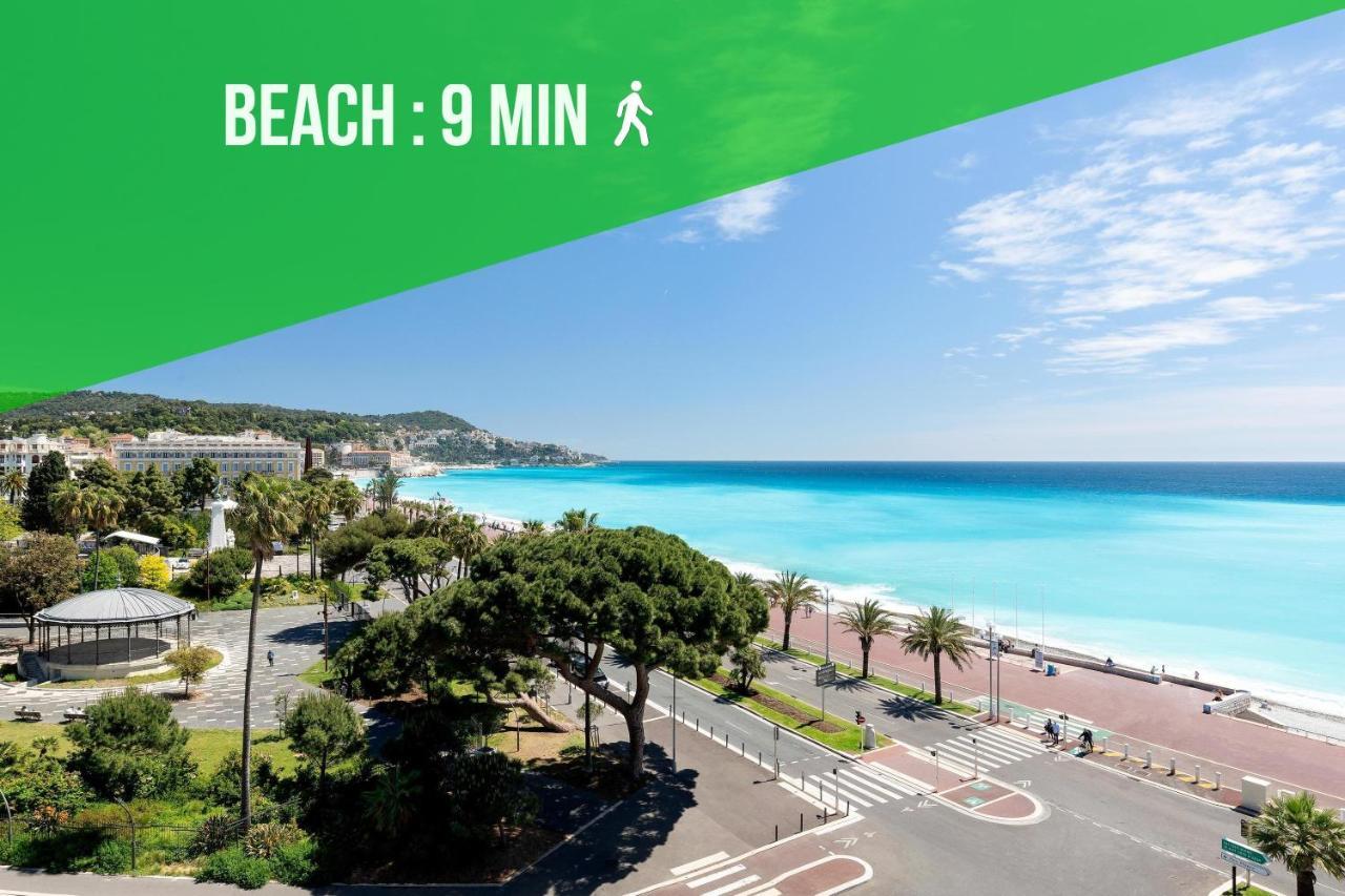2 Bedroom - Hyper Center - Kitchen - Tramway - Balcony - Air Conditioner - Wifi Nizza Kültér fotó